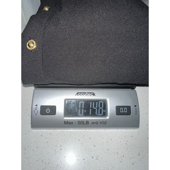 Susan Graver Blouse Liquid Knit Asymmetrical 3/4 Button up Black XL Stretch Flow - Picture 12 of 12